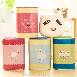 Dễ Thương Kawaii Ít Cừu Tinplate Bút Chì Chủ Bút Hộp Trường Hợp Con Heo Đất Ngân Hàng Tiền Lưu Trữ Trẻ Em Món Quà Sinh Nhật - Product Image 3