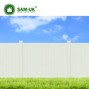 Plastic Fence Plastic UV Resistant And Easy To Assemble 8x8 Pvc Panel Farm Fence Garden Brand Fencing Trellis New Privacy White Vinyl Fence
