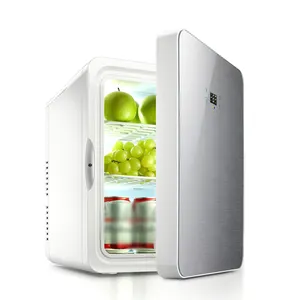 22L Araba Mini Buzdolabı 12 V Çift Çekirdekli dijital ekran Taşınabilir Buzdolabı