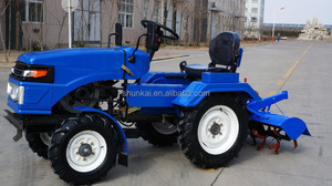 20hp tractor de granja pequeña granja traktor mini tractor con timón y arado PTO - Product Image 2