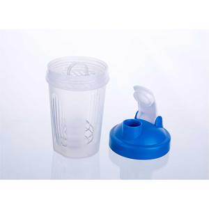 Botella de plástico para beber de 400ml, sin BPA, personalizada, agitador de proteínas - Product Image 6