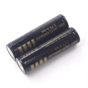 ブラックBRC18650 4000mAh 3.7V充電式リチウムイオンセルバッテリー内蔵放電および充電保護回路 - Product Image 6
