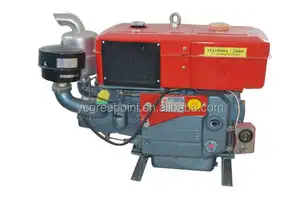 Pabrik Harga 27.5hp Horisontal 4 Siklus Mesin Diesel Silinder Tunggal