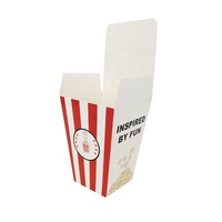 Boîtes de cartes pour Popcorn, film personnalisé, rouge, blanc, pour Popcorn, en papier, vente en gros avec couvercle, pièces