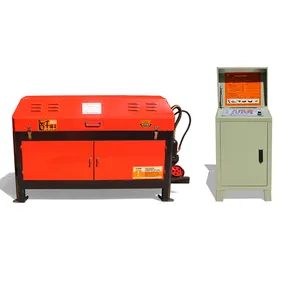 GT4-12A 5.5KW 유압 강철봉 똑바른 기계 4-12mm CNC 자동적인 강철봉 곧게 펴고 절단기