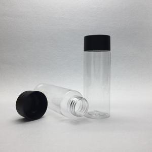 Bouteille en <span class=keywords><strong>plastique</strong></span> de style <span class=keywords><strong>Voss</strong></span> JIEMAO JM1-3074, 300 ml, 320 ml, impression d'écran pour boissons, bouteille en PET transparente avec bouchon à vis, noir - Product Image 4