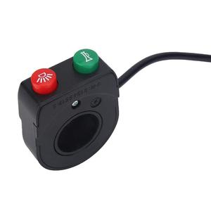 2 in 1 <span class=keywords><strong>Moto</strong></span> Corno Faro Interruttore di Pulsante di Controllo Presa di <span class=keywords><strong>Manubrio</strong></span> per Bici Elettrica Scooter - Product Image 4