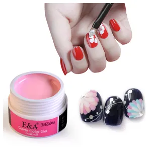 Nail art paint uv e a cover color gel 36 colors acrylic environment-friendly material  will be effected by nail bed and daily acts. ea