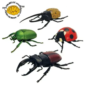 3D拼图甲虫模型瓢虫拼图塑料块模型