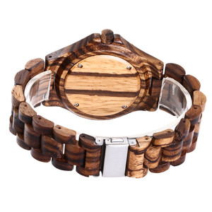 Vendita calda Multi-funzione degli uomini Del Quarzo della vigilanza di <span class=keywords><strong>Legno</strong></span> Zebra <span class=keywords><strong>in</strong></span> <span class=keywords><strong>legno</strong></span> orologi <span class=keywords><strong>da</strong></span> <span class=keywords><strong>polso</strong></span> <span class=keywords><strong>da</strong></span> uomo orologi <span class=keywords><strong>in</strong></span> <span class=keywords><strong>legno</strong></span> - Product Image 3