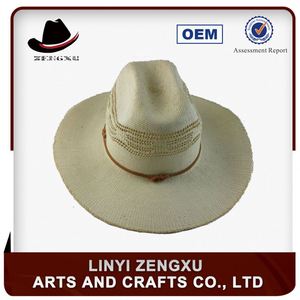 Mexicano de verano de cuero para hombre de paja sombrero de vaquero - Product Image 4
