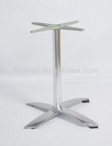 de alta calidad de luz al aire libre de la cruz de metal <span class=keywords><strong>base</strong></span> de fundición de aluminio patas de la mesa - Product Image 1