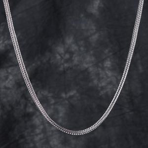 KRKC & CO Hip Hop Dei Monili 3 millimetri 22 pollici Oro Bianco Catena di <span class=keywords><strong>Franco</strong></span> <span class=keywords><strong>Franco</strong></span> Catena a maglia - Product Image 1
