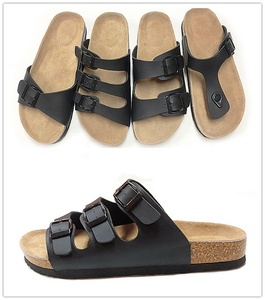 Sandalias de Corcho para Verano, Pantuflas de Exterior, Ningbo Byring, Alta Calidad, para Hombre y Mujer, EVA, Poliéster, Negras y Personalizadas - Product Image 6