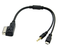 Kabel Audio Mobil untuk Q3 A6 A8 Tiguan TT, Kabel Ami Antarmuka Musik iPhone