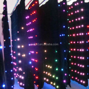 2015 led caliente video tela/led cortina de tela de novia cortina de luz led estrella de tela led estrella cortina de telón - Product Image 4
