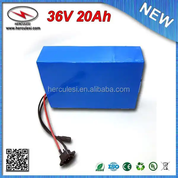 36V 20AH lithium battery PVC (Blue)