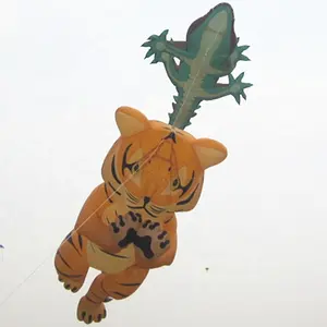 cute tiger inflatable kite show kite 3D animal shape kite perfect performance for festival event celebration decoration