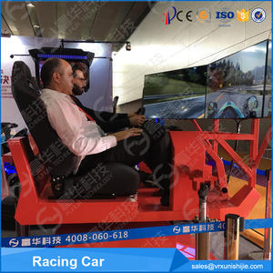 Simulateur de conduite de voiture VR à grande vitesse, <span class=keywords><strong>parc</strong></span> d'attractions de réalité réelle 6 Dof 3 écran <span class=keywords><strong>4D</strong></span> simulateur de course de voiture - Product Image 3