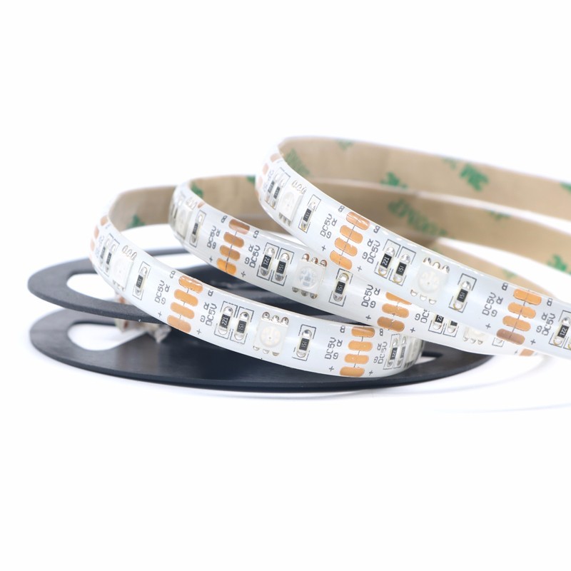 Ws2813 4pin Waterproof IP65 Silicone Led Rope Lights Chaser Effects 5 Metre Strip Lights for Led Display Cabinet