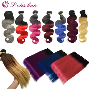 3 tone passion twist hair water wave ombre human hair bundle with closure blonde dark roots ombre braiding hair extension
