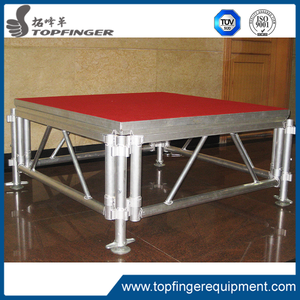 Plataforma de Escenario de Aluminio para Bodas, Económica, Ajustable, de 4x4, Tipo Pasarela, para Coro, Pequeña, Inteligente, Tipo Serpiente, Decente - Product Image 2