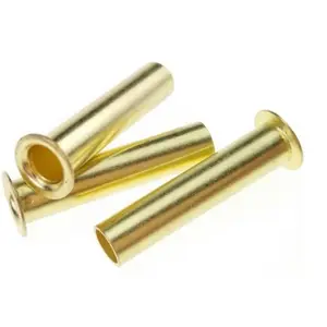 Est-selling especial-Remaches huecos con forma de trompeta, remache tubular de cobre de cabeza plana 1/8x1/2