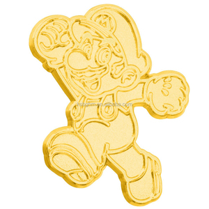 Tùy chỉnh kim loại mềm men phim hoạt hình ve áo pins huy hiệu, nhân vật hoạt hình kim loại huy hiệu - Product Image 2