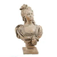 Escultura de busto de resina para mujer famosa decoración del hogar