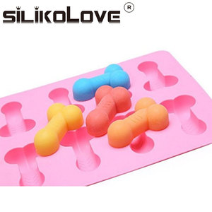 SILIKOLOVE Factory 8 Cavity Mini <strong>Penis</strong> Dildo Shape <strong>Chocolate</strong> Moulds LFGB Platinum Non Stick BPA Free Silicone <strong>Chocolate</strong> Molds - Product Image 5
