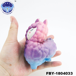Squishies Alpaga, visqueux Lente Hausse Le Soulagement Du Stress Jouets Super Doux Tueur de Temps Drôle Jouets à Presser Mignon - Product Image 4