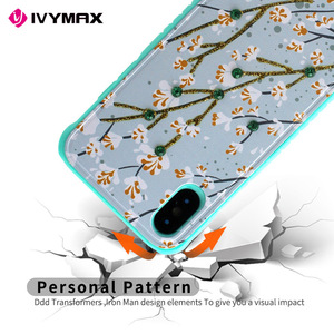 Ivymax alta calidad teléfono móvil caso de diamante flor diamantes funda para <span class=keywords><strong>iPhone</strong></span> <span class=keywords><strong>X</strong></span> - Product Image 4