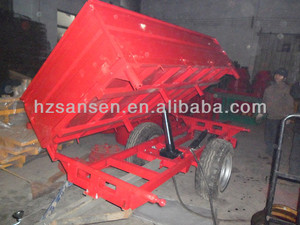 Remorque agricole Remorque à benne hydraulique pour tracteur Remorque à basculement à 3 voies - Product Image 3