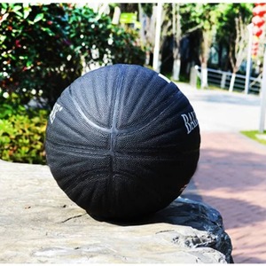 <span class=keywords><strong>Pallone</strong></span> <span class=keywords><strong>da</strong></span> <span class=keywords><strong>Basket</strong></span> Personalizzato Nero Pesante Misura 7 Sgonfiato all'Ingrosso - Product Image 3