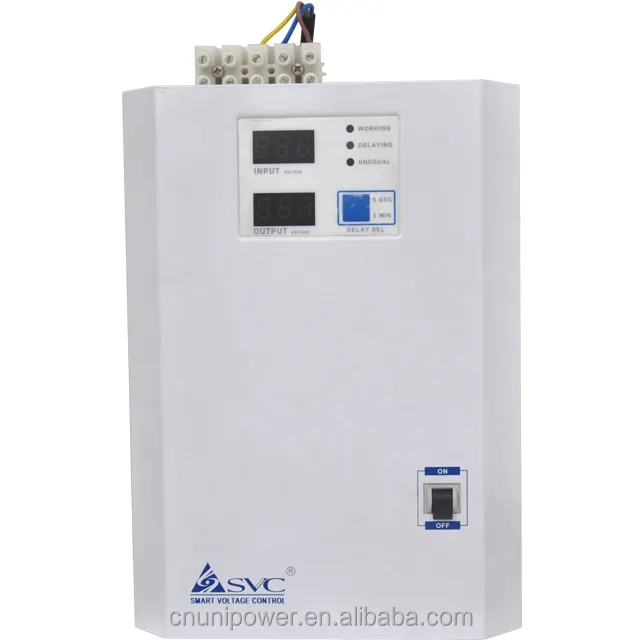 220V 5KVA ไฟฟ้าบ้าน AVR เซอร์โวเครื่องกำเนิดไฟฟ้าแรงดันไฟฟ้าอัตโนมัติโคลง