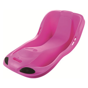 Traîneau à neige en plastique HDPE à haut impact avec <span class=keywords><strong>frein</strong></span> et corde Traîneau à neige à dossier haut pour le plaisir en plein air en hiver - Product Image 2