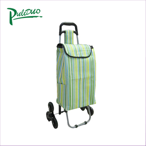 Nuevo tipo de lona plegable rueda grande bolsa de compras carro - Product Image 6
