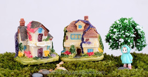 Simulation Villa Petite <span class=keywords><strong>Maison</strong></span>, Écologie <span class=keywords><strong>Du</strong></span> Paysage Bouteille BRICOLAGE Résine Ornements - Product Image 3