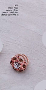 Anneau CAMEO italien fait à la main, nouvelle collection, belle bague pour cadeau - Product Image 3