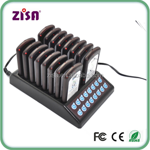 Zisa restaurante wireless sistema de llamada del camarero, delgado localizador de llamadas - Product Image 2