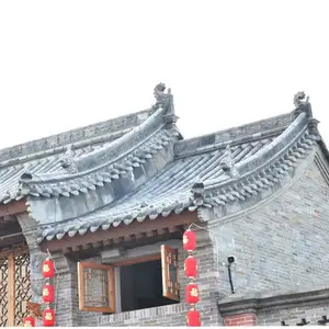 Chinese antique clay roof tile temple building materials