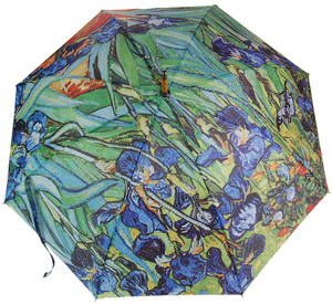 <strong>Custom</strong> Logo <strong>Pattern</strong> 23 Inch Van Gogh Straight <strong>Umbrella</strong> to Paint - Product Image 3