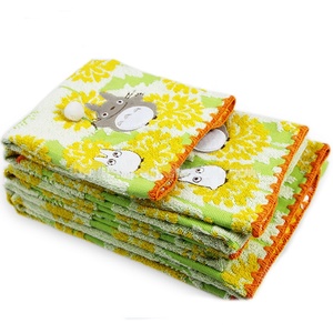 Bán Buôn 100% Cotton Totoro Thêu Câu Cá Khăn Giá Tốt Nhất Bé Trẻ Em Khăn Jacquard Phong Cách Cho Phòng Tắm Dệt Kỹ Thuật - Product Image 1