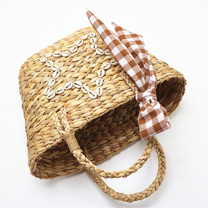 Borsa da Spiaggia Estiva Personalizzata per Bambini, Borsa a Secchiello in Paglia Naturale per Bambine - Product Image 3