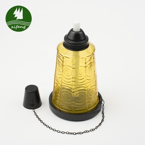 New 64 Inch <strong>Garden</strong> Glass Tiki <strong>Torch</strong> With <strong>Fiberglass</strong> Oil Lamp