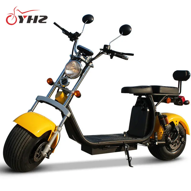 Hot Products Eec/Coc Goedgekeurd Twee Batterijen Lange Afstand 2 Wheel Volwassen Elektrische Scooter City Coco 2024