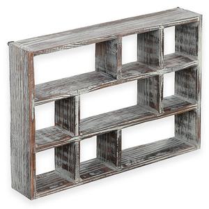 Étagère murale flottante rustique nordique en résine pour salon, faite à la main, multifonctionnelle, durable, non pliable, pour rangement - Product Image 1