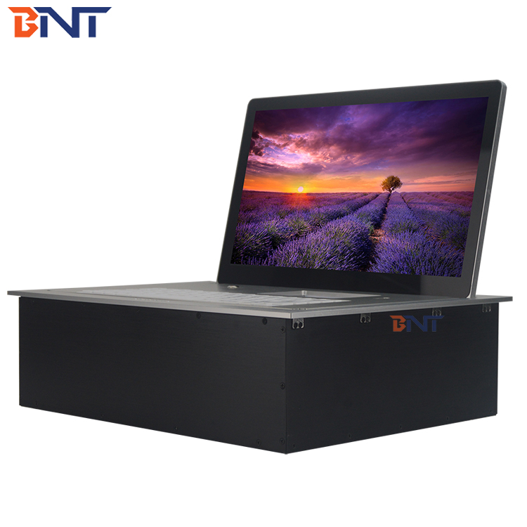 Бнт 17,3 дюймов сенсорный экран монитора компьютера Электрический регулируемый по высоте ЖК-монитор с сенсорным экраном нажатия клавиш способа контроля BF-17.3A