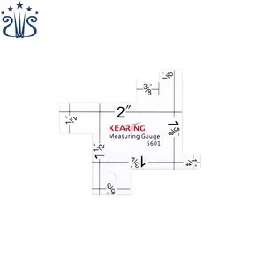 유명 브랜드 재단사 플라스틱 측정 도구 바느질 게이지 눈금자 퀼트 #5601