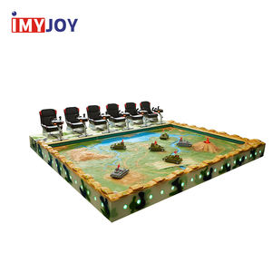 Multijugador juego de Carnaval de rotación de 360 grados juegos loco tanque - Product Image 1